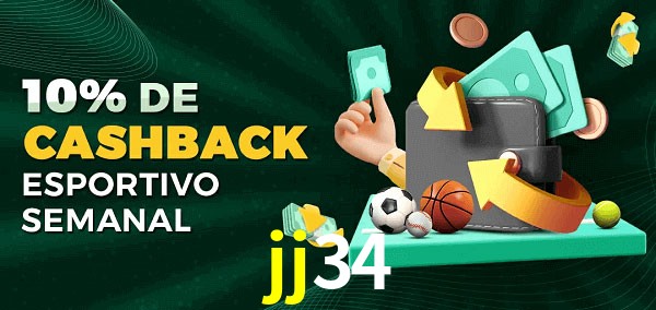 10% de bônus de cashback na jj34