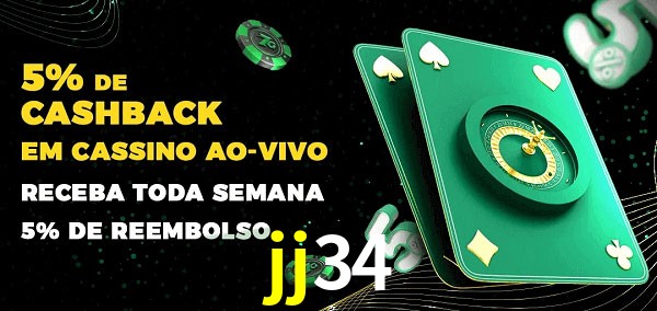 Promoções do cassino ao Vivo jj34